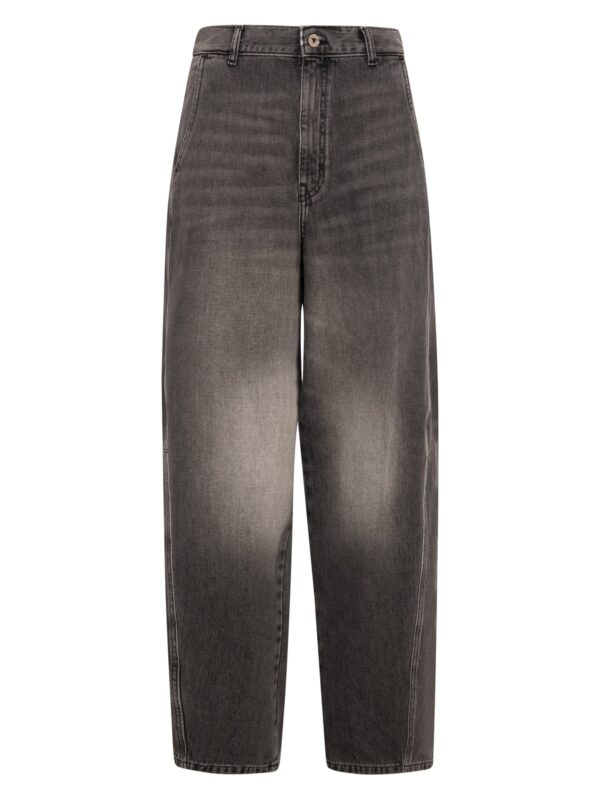 Jeans carrot ballon in denim