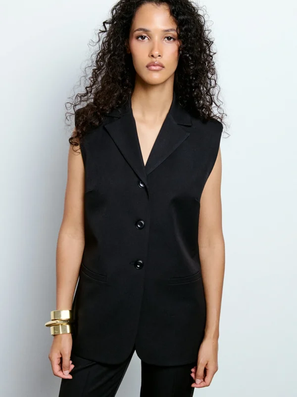 Gilet con spalline